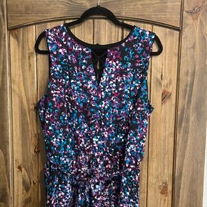 Vibrant Floral Maxi Dress - Multicolor